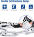 NDakter Bike Lock, Chain Lock with 2 Ways to Unlock, 4 Digit Combination Heavy Duty Anti-Theft Bicycle Lock