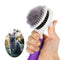 Cat Self Cleaning Slicker Brush, Skin Friendly Grooming Tool for Shedding Dogs and Cats, Easy to Remove Hair