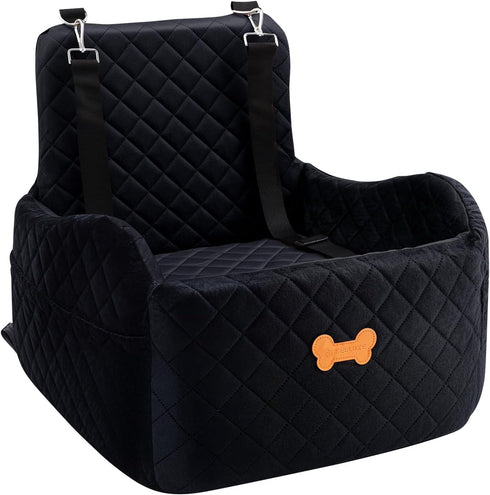 KEELUXE Dog Car Seat for Small Dogs, Dog Booster Seat Filling in Thick