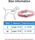 Cute Elegant Dazzling Sparkling Skull Diamond Crystal Rhinestone Leather Collar for Small Pet Dog Cat (XS, Pink)
