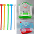 XAGMODSHN 5Pcs Plastics Bird Stand Bright Color Perches Training Tool Paw Grinding Toy for Birds Cage Accessories