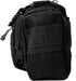 Fishing Tackle Bag with Rod Holder, Water-Resistant Waist Fishing Bag for Outdoor (Black)