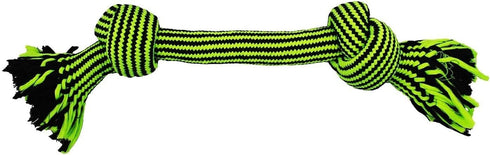 Jolly Pets Knot-N-Chew 2 Knot, Green/Black, Large/X Large