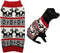 Lanyarco Ugly Dog Christmas Sweater, Vintage Knit Xmas Reindeer Holiday Outfit, XL Size Back Length 20"