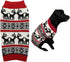 Lanyarco Ugly Dog Christmas Sweater, Vintage Knit Xmas Reindeer Holiday Outfit, XL Size Back Length 20"
