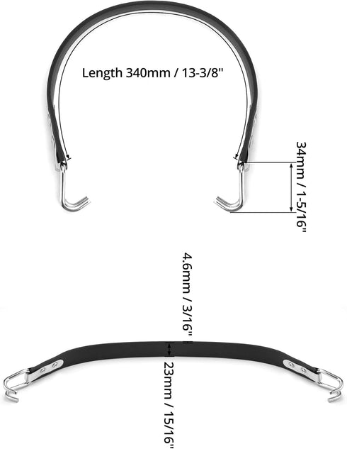 T105 2 Pack QWORK Battery Lifting Strap Compatible with Battery, Car Battery Belt Handling Lifting Battery Mounting