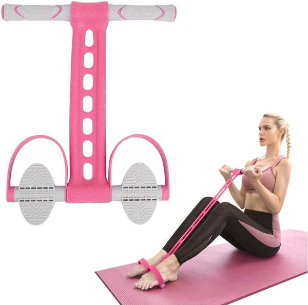 Yoga Pedal Resistance Band, Elastic Pull Rope Fitness Equipment for Home Gym Arm and Leg Workouts.