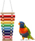 Dnoifne Colorful Bird Xylophone Toy, Suspensible Funny Xylophone Toy with 8 Metal