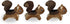 Hide and Seek Dog Toy, Stuffed Animal Tree House, Burrow Toy for Small Dogs (Replacement Animals, Squirrel)