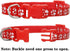 12 Pack Puppy Collars - Adjustable Soft Nylon ID Collars for Newborn Litter Puppies