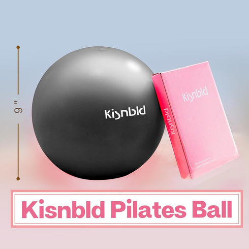 Small Exercise Ball, 9 Inch Mini Pilates Ball, Anti-Burst and Slip Resistant for Stability and Core Strength