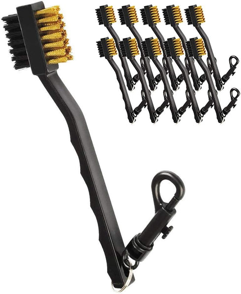 GOLDEAL 5 Pack Golf Club Brush and Club Groove Cleaner Set, Golfing Equipment Accessories for Clubs, Balls, and More