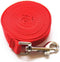 30ft Red Nylon Pet Leash Training Lead (Red)