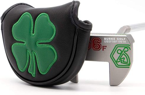 Montela Golf Putter Cover for Mallet Putter, Leather Headcover with Magnetic for Taylormade Odyssey 2ball Scotty Cameron