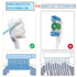 8 Pack 360 10000 Small Dog & Cat Toothbrush Kit, Pet Toothbrush/Mini Head/Dual Head / Ultra-Soft Bristles Tooth