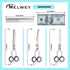 Set Left-Handed Pet dog Grooming Scissors Pro-Grade Curved Shears for Dogs Cats - Precision Crafted Sharp Blades