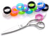12Pcs Soft Silicone Scissors Finger Rings Grips - Grooming Shear Thumb Inserts for Pet Shears, Random Color