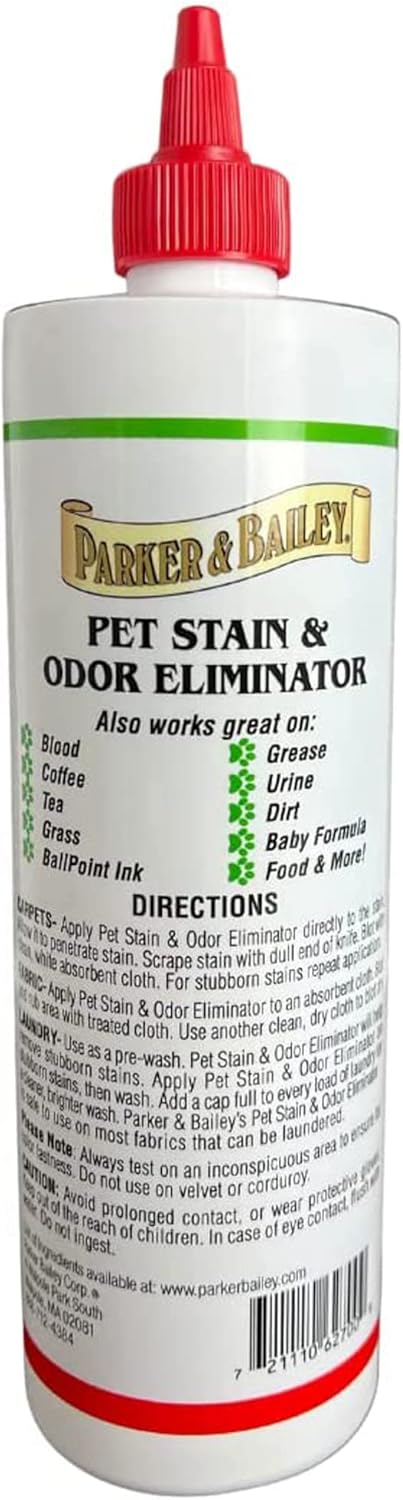 Parker Bailey Pet Stain & Odor Eliminator, 16 oz Bottle