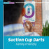 2-in-1 12x24 Setup 6 EastPoint Smack Darts Suction Cup Dartboard Game - in, Multicolor - Easy Door & Floor for Man Cave
