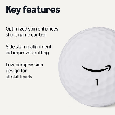 Amazon Basics Core Soft Golf Balls