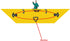 Kayak Canoes Anchor Trolley Kit System with Pulleys, Pad Eye Cleats, Ring, 30 Feet of Rope