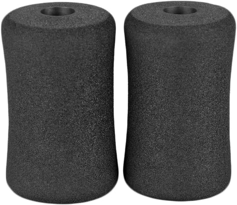 Sponge Foam Foot Pad Roller Pair, Replacement for Gym Exercise Equipment, Suitable for 1-inch Rod