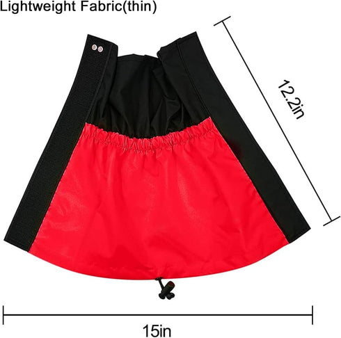 Luwint Waterproof Kids Leg Boot Gaiters, Protective Gear for Children Hiking, Hunting, Climbing (6-12 Yrs Old)