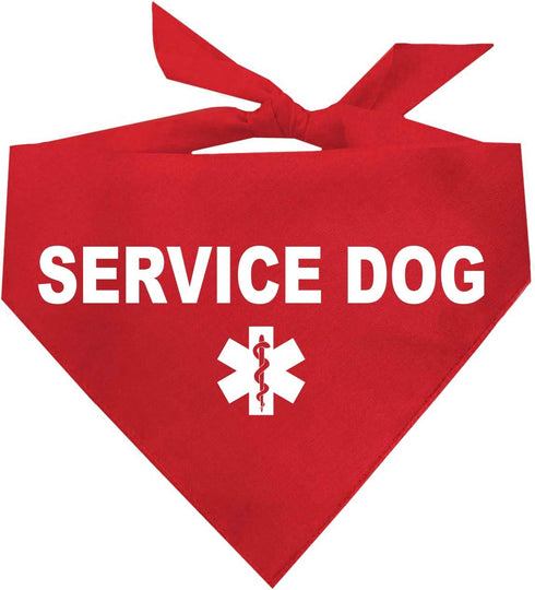 Service Dog Bandana (Red, OS 307) GB