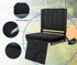 Generic Deluxe Stadium Seat Cushion with Back Support, Black, Portable Folding Chair, Storage Pocket, Padded Bleacher