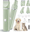 NICECHEF Dog Cat Hair Clippers Grooming Kit with Nail Grinder,4-in-1 Electric pet Clippers