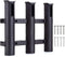 Fishing Rod Holder Bracket, Tube 3 Rod Rack for Boat, Kayak, Garage Storage or Truck, Side-Mount (Black)