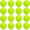 Bac-kitchen 16 Pack Plastic Baseballs - Hollow Softballs for Lightweight Batting Practice -