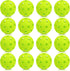 Bac-kitchen 16 Pack Plastic Baseballs - Hollow Softballs for Lightweight Batting Practice -