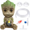 Aquarium Groot Air Bubbler Stone Decorations with Standard Tubing and Fish Tank Air Stone Set