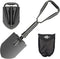 Heavy Duty 24.5" Collapsible Shovel - Foldable Camping Shovel and Pickax, Military Entrenching Tool for Outdoor Use