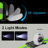 LED Reflective Running Vest Lights, USB Rechargeable Safety Night Lights for Men/Women, Three Light Modes with 7 Colors