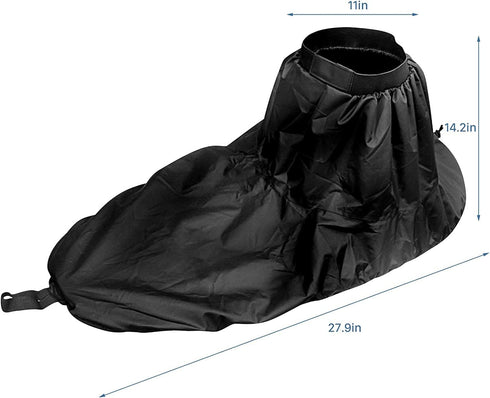 GOTOTOP Kayak Spray Skirt, Universal Adjustable Nylon Waterproof Cover for Water Sports