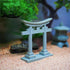 Aquarium Decorations Asian Japanese Shinto Torii Gate Fish Tank Decorations Miniature Shrine Japan Style Ornament Underwater Landscape Decoration,Medium