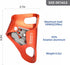 Hand Ascender Climbing UIAA & CE Certified, Ergonomic Rubber Handle, Suitable for 8~13mm Ropes