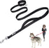 TSPRO Hands Free Dog Leash for Medium to Large Dogs, Adjustable Durable Leash with Padded Handle (Black)