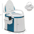Commode 5 VINGLI Portable Toilet | Back & Handrail Design with Gallon Bucket Inner, Camping RV Toilet for Adult, Kids