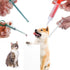 4Pcs Cat Pill Shooter Plunger Popper, Soft Tip Tablet Syringe Pusher, Pet Medicine Feeder for Small Dogs and Cats