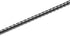 Mogoko Stainless Steel Dog Choke Chain Collar, Black, 20.0"*4.0mm, Puppy Metal Slip Choker for Training