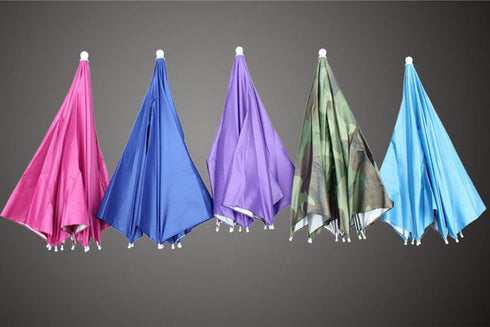 UH26 Umbrella Hat, Colorful Folding Headwear 26”, Elastic Headband for Sun Rain, Perfect for Kids