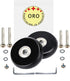 ORO 1 Pair Luggage Wheels Replacement, 40 * 18mm Case Wheels with 8mm Bearings for Suitcase, Inline Skate, Caster Board
