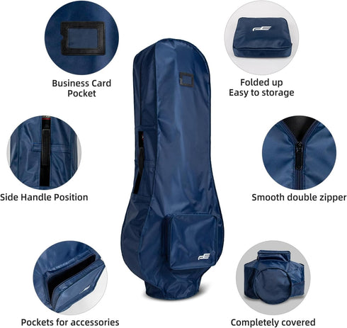 Golf Bag Travel Rain Cover, 300D PVC Waterproof, Durable and Lightweight