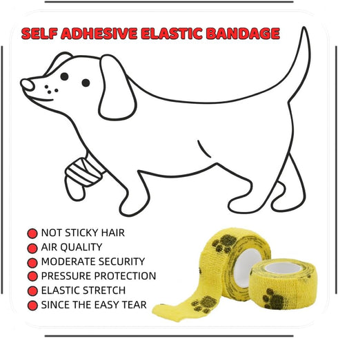 Pet Emergency Kit - First Aid Kit for Dogs and Cats, Travel Accessories for Home, Camping, and Hiking
