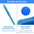 Novique Fish Tank Cleaner with Five Sided Sponge Brush and Long Handle Aquarium Scrubber Alage Scraper for Glass