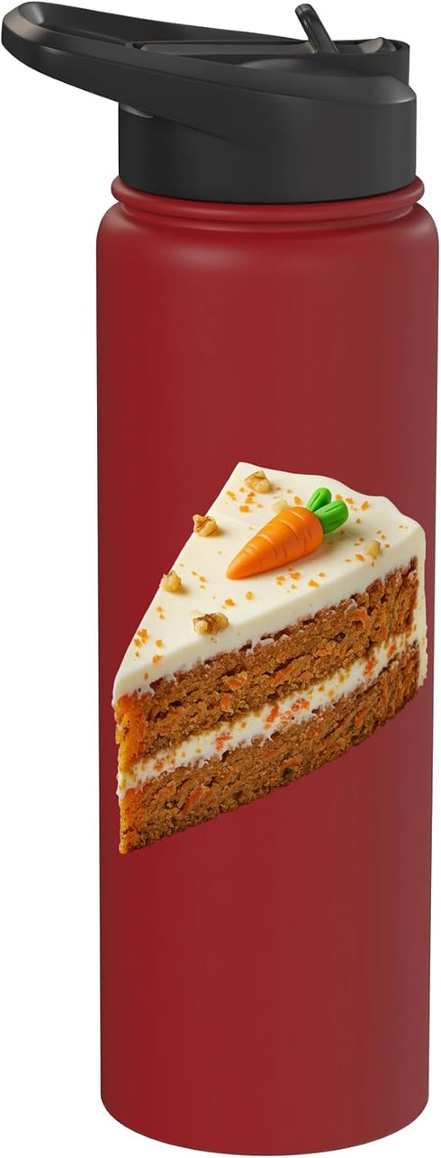 Carrot Cake Dessert Carrot Cake Stainless Steel Insulated Water Bottle