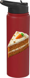Carrot Cake Dessert Carrot Cake Stainless Steel Insulated Water Bottle